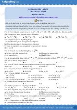 Đề thi học kì 1 Hóa 10 Cánh diều - Đề số 2